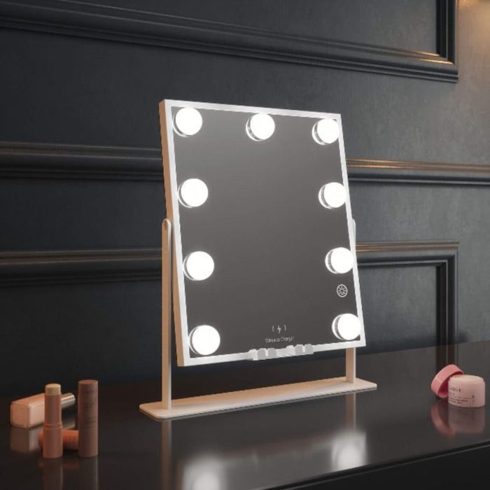 Renée Bluetooth Hollywood Mirror 30x25cm